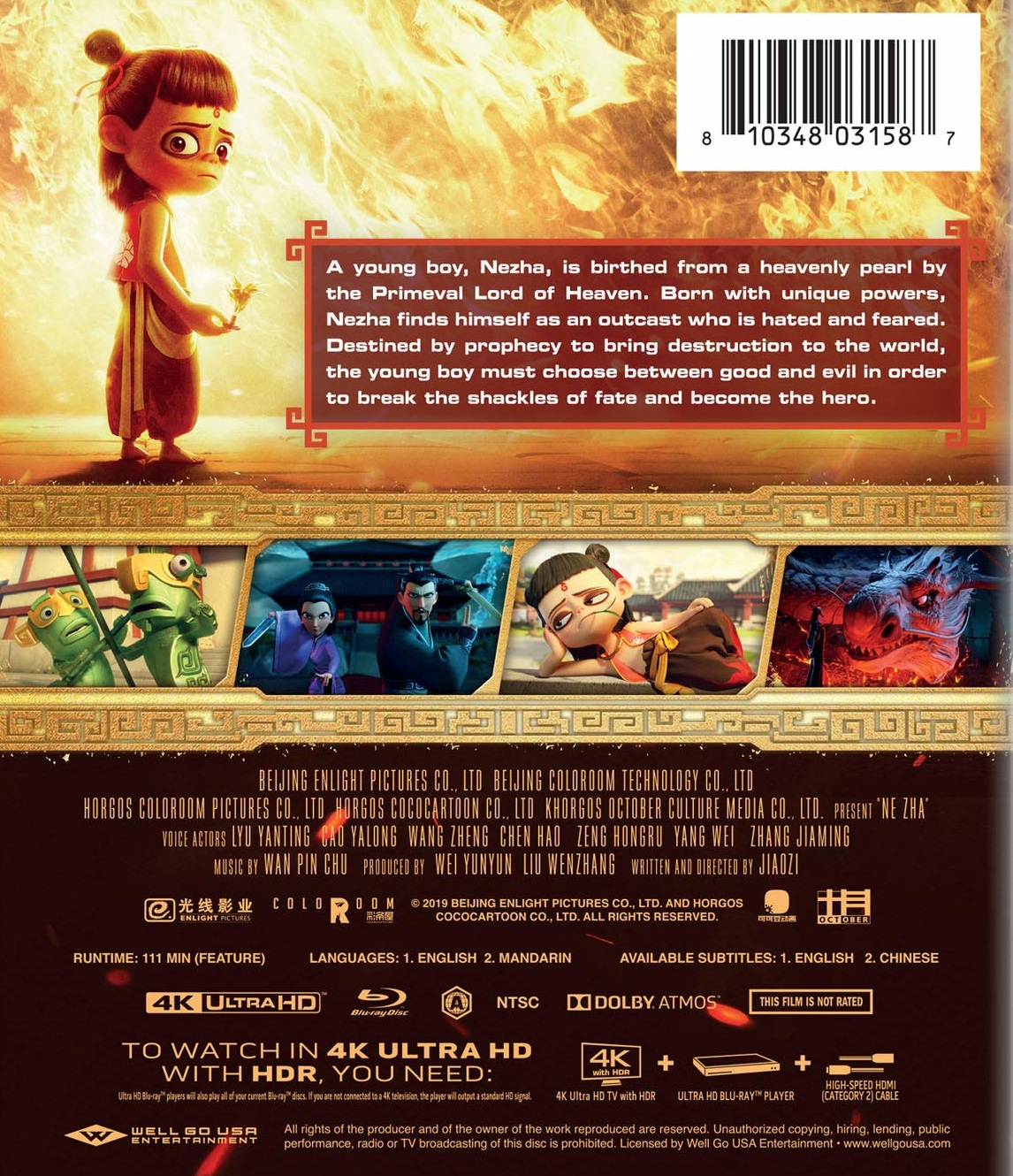 Ne Zha (ej svensk text) (4K Ultra HD + Blu-ray) - 2