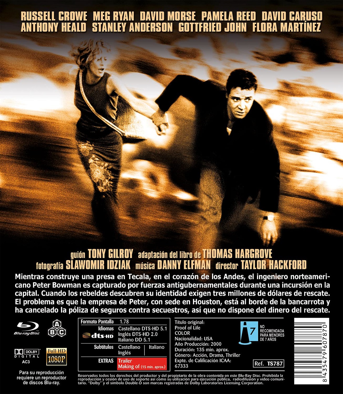 Proof of Life (ej svensk text) (Blu-ray) - 2