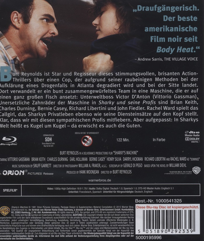 Sharky's Machine (ej svensk text) (Blu-ray) - 2