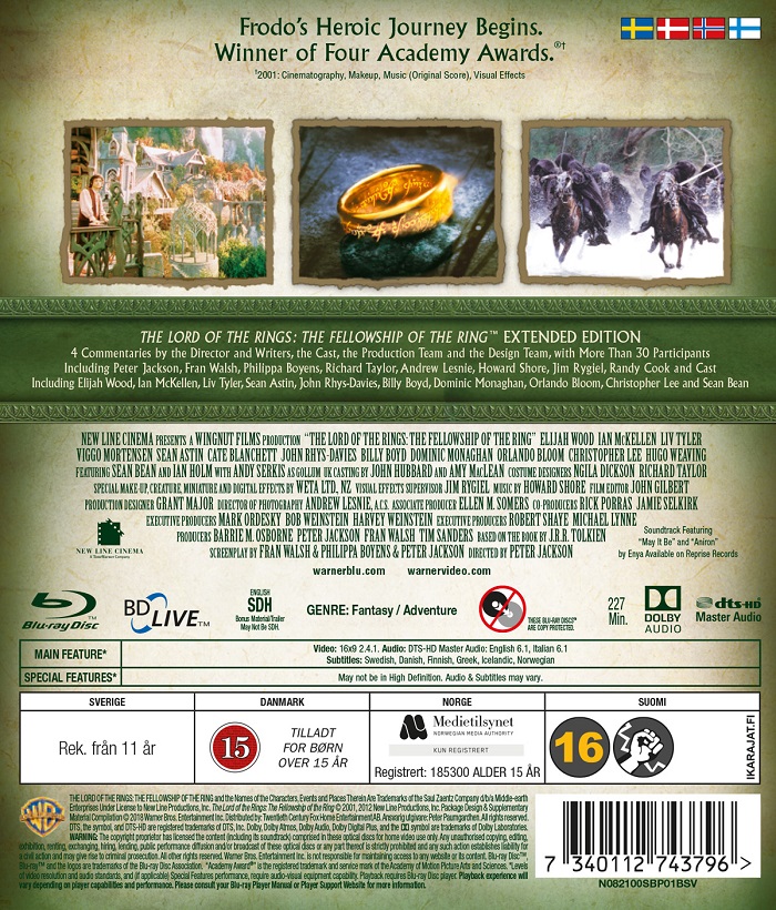 Lord of the Rings: Fellowship of the Ring (Extended Cut) (Blu-ray) - 2