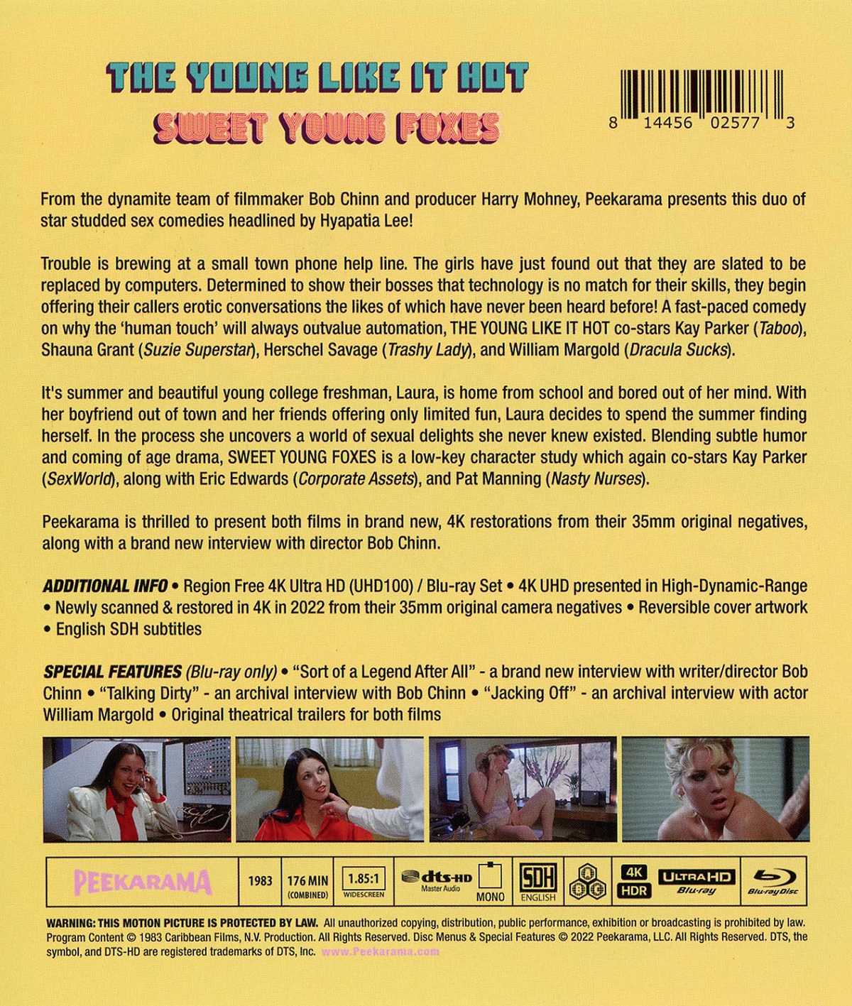 The Young Like It Hot / Sweet Young Foxes (ej svensk text) (4K Ultra HD + Blu-ray) - 2