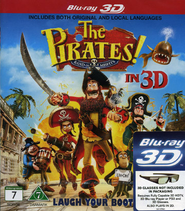 Pirates! (Real 3D + Blu-ray)