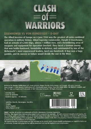 Clash of Warriors 9 - Eisenhower Vs Von Rundstedt - D-Day - 2
