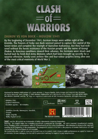 Clash of Warriors 4 - Zhukuv Vs Von Bock - Moscow 1941 - 2