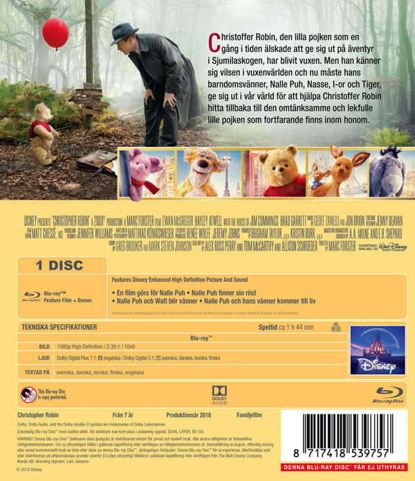 Christoffer Robin och Nalle Puh (Blu-ray) - 2