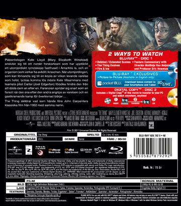The Thing (2011) (Blu-ray) - 2