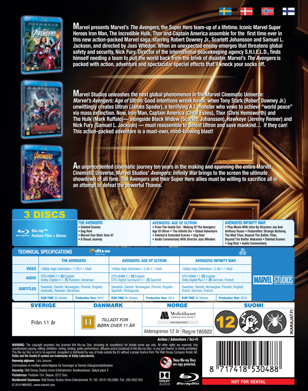 Avengers - 3 Movie Collection (Blu-ray) - 2