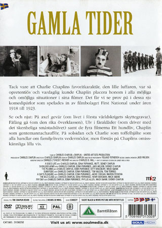 Charlie Chaplin - Gamla Tider (2-disc) - 2