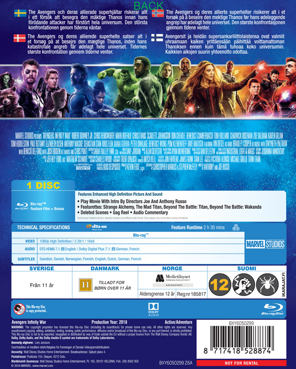 Avengers - Infinity War: Steelbook (Blu-ray) - 2