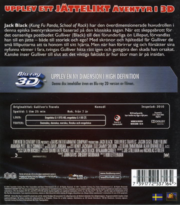 Gulliver's Resor 3D (Real 3D + Blu-ray) - 2