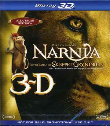 Berättelsen Om Narnia: Kung Caspian Och Skeppet Gryningen 3D (Real 3D + Blu-ray)