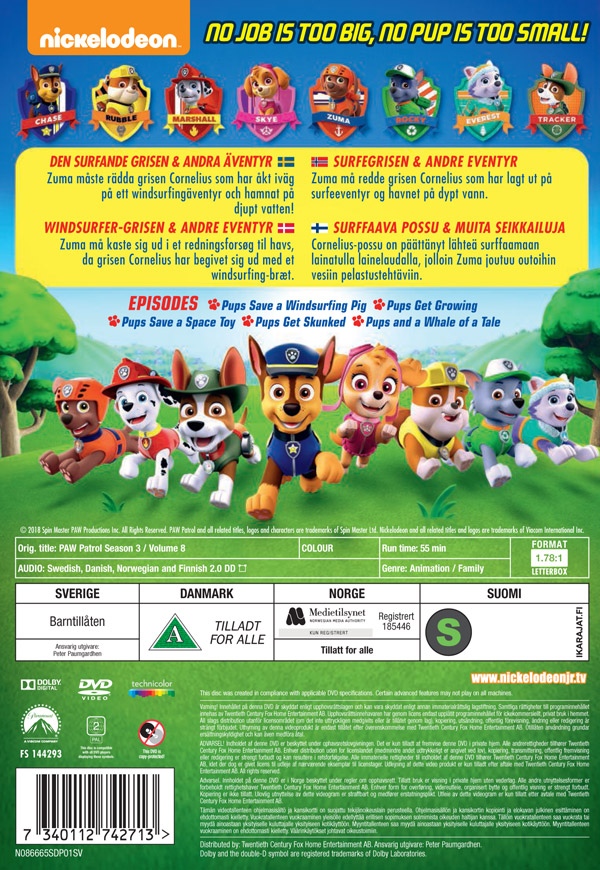 PAW Patrol - Säsong 3 Volym 8 - 2