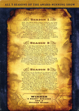 Deadwood - Season 1-3 (12-disc) (Säsong 1 ej svensk text) - 2