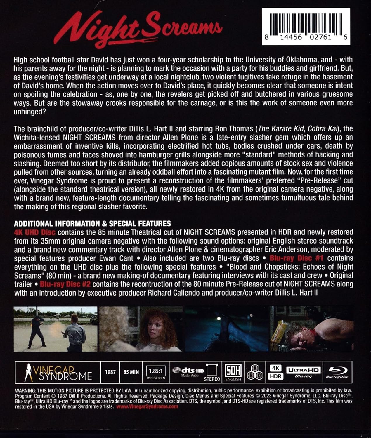 Night Screams (ej svensk text) (4K Ultra HD + Blu-ray) - 2