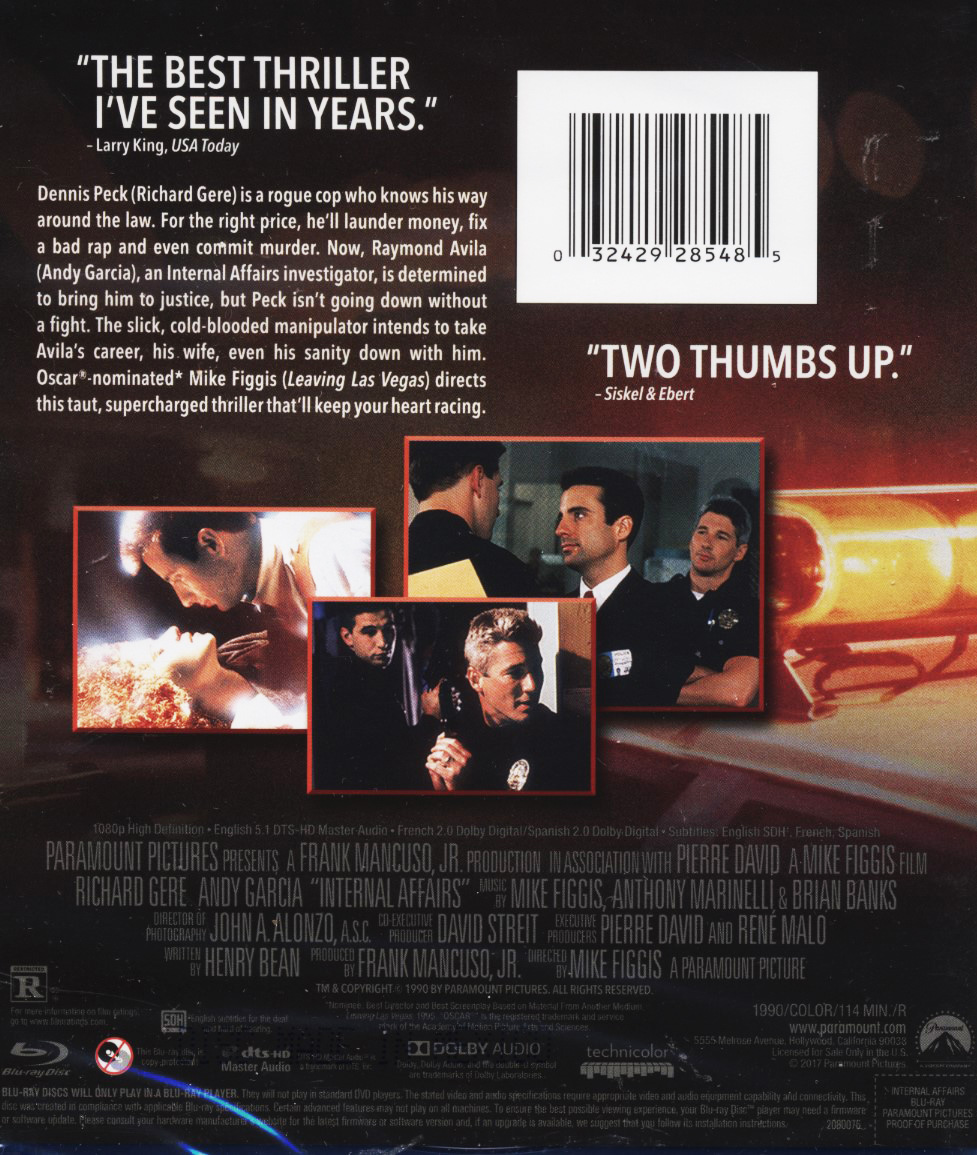 Internal Affairs (ej svensk text) (Blu-ray) - 2