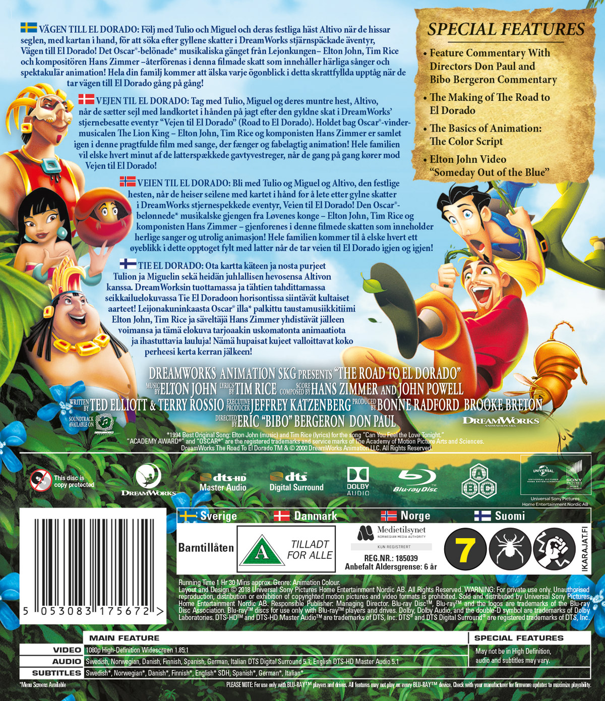 Vägen Till El Dorado (Blu-ray) - 2