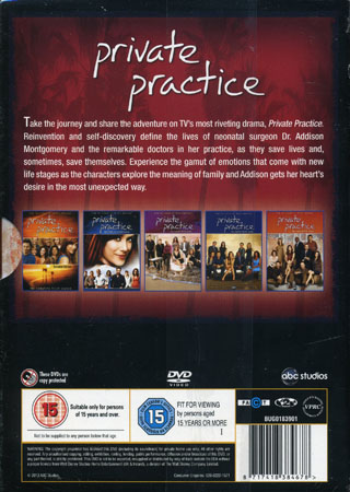 Private Practice - Säsong 1-5 (27-disc) - 2
