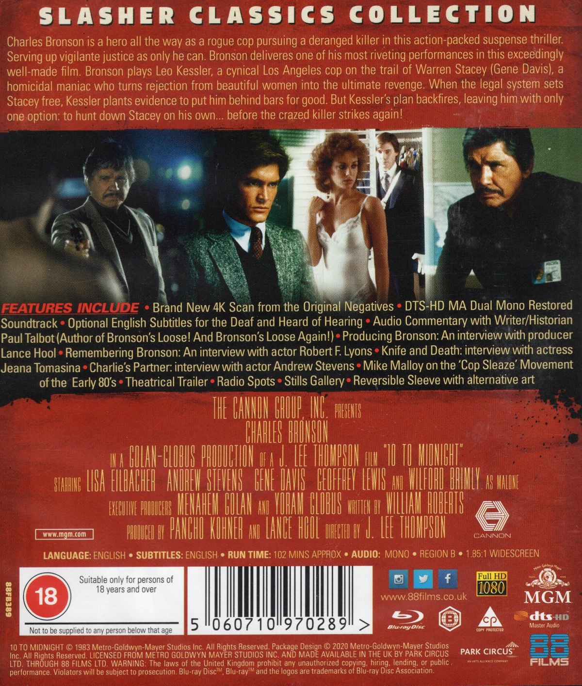 10 To Midnight (ej svensk text) (Blu-ray) - 2
