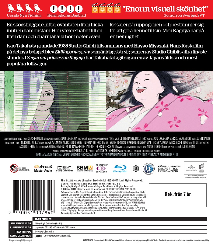 Sagan Om Prinsessan Kaguya (Blu-ray) - 2