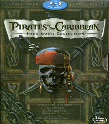 Pirates of the Caribbean - 4 Movie Collection (5-disc) (Blu-ray)