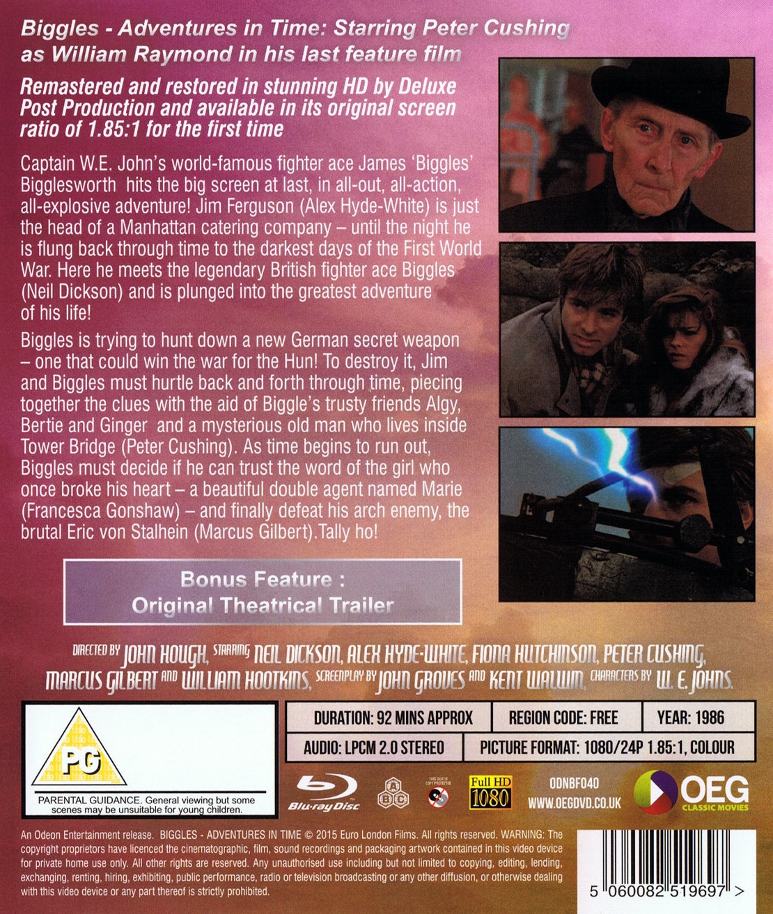 Biggles - Adventures In Time (ej svensk text) (Blu-ray) - 2
