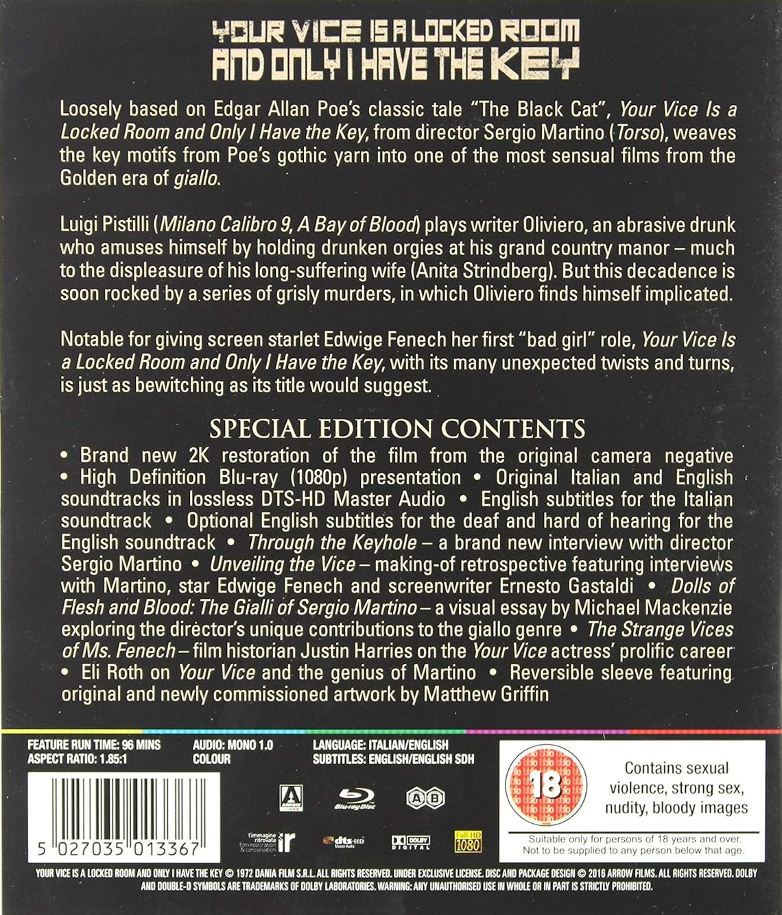 Your Vice Is A Locked Room And Only I Have the Key (ej svensk text) (Blu-ray) - 2
