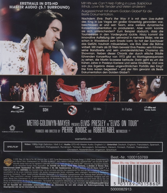 Elvis On Tour (Blu-ray) - 2