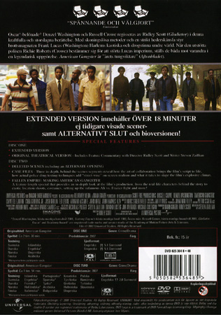 American Gangster (2-disc) (Begagnad) - 2