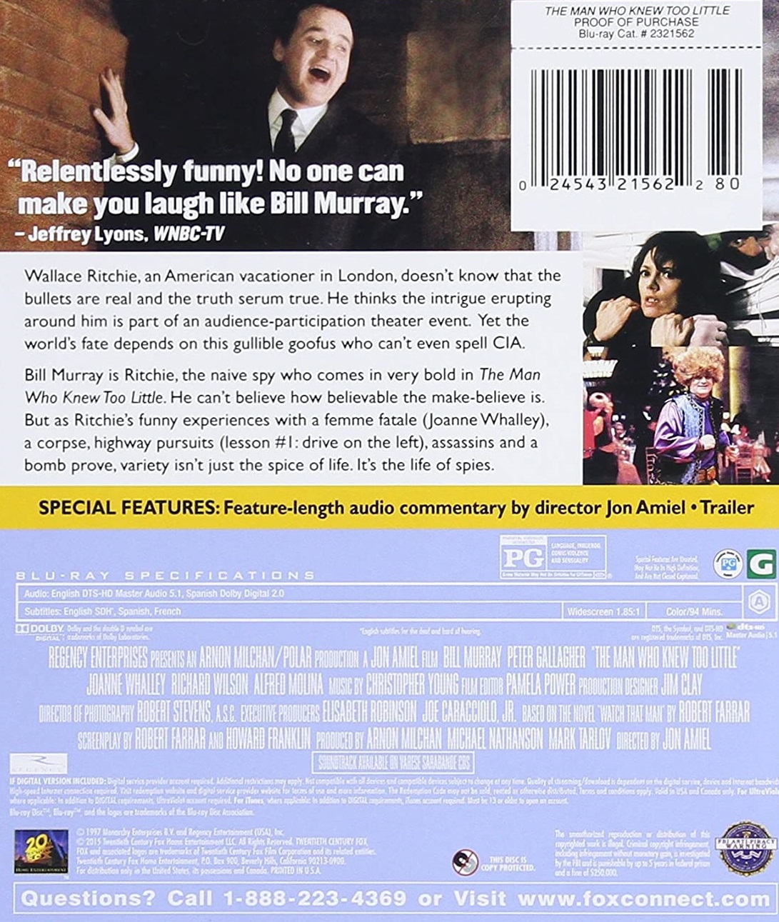 Man Who Knew Too Little (ej svensk text) (Blu-ray) - 2