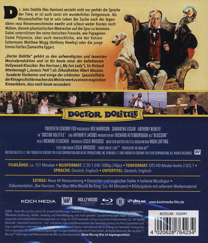 Doctor Dolittle (ej svensk text) (Blu-ray) - 2