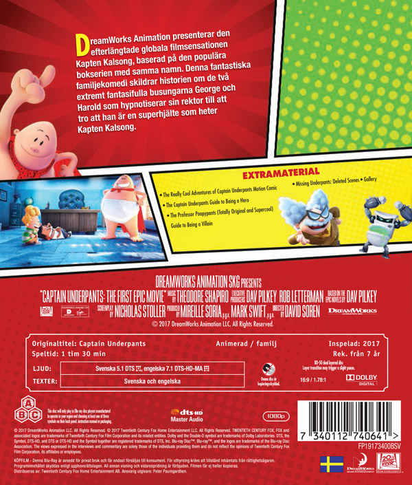 Kapten Kalsong: Filmen (Blu-ray) - 2