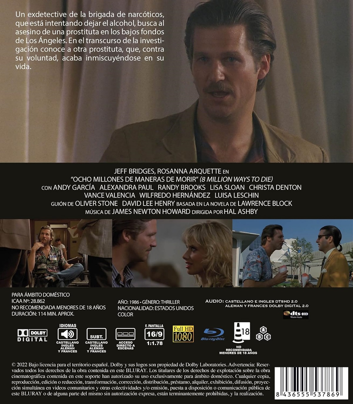 8 Millions Way To Die (ej svensk text) (Blu-ray) - 2
