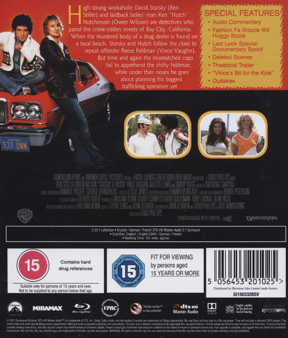 Starsky & Hutch (ej svensk text) (Blu-ray) - 2