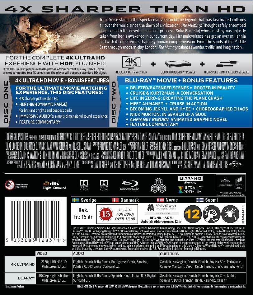 Mummy (2017) (4K Ultra HD) - 2