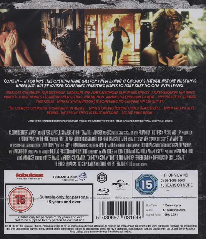 Relic (ej svensk text) (Blu-ray) - 2
