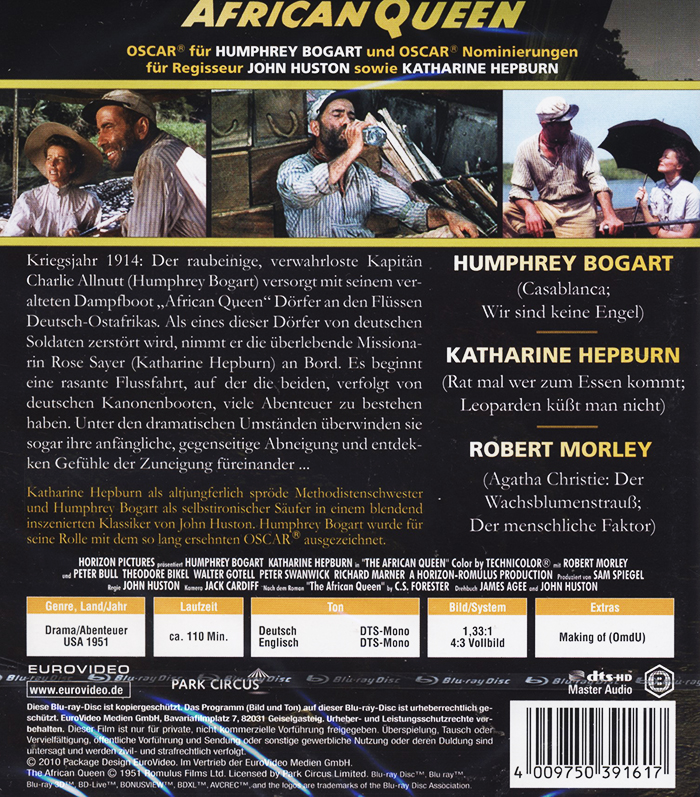 Afrikas Drottning (ej svensk text) (Blu-ray) - 2