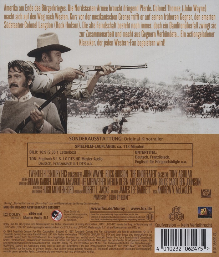 Undefeated (ej svensk text) (Blu-ray) - 2