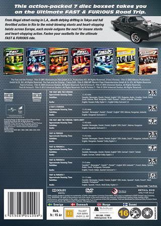 Fast & Furious 1-7 Box - 2