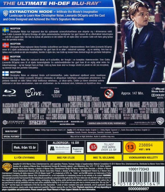 Inception (Blu-ray) - 2