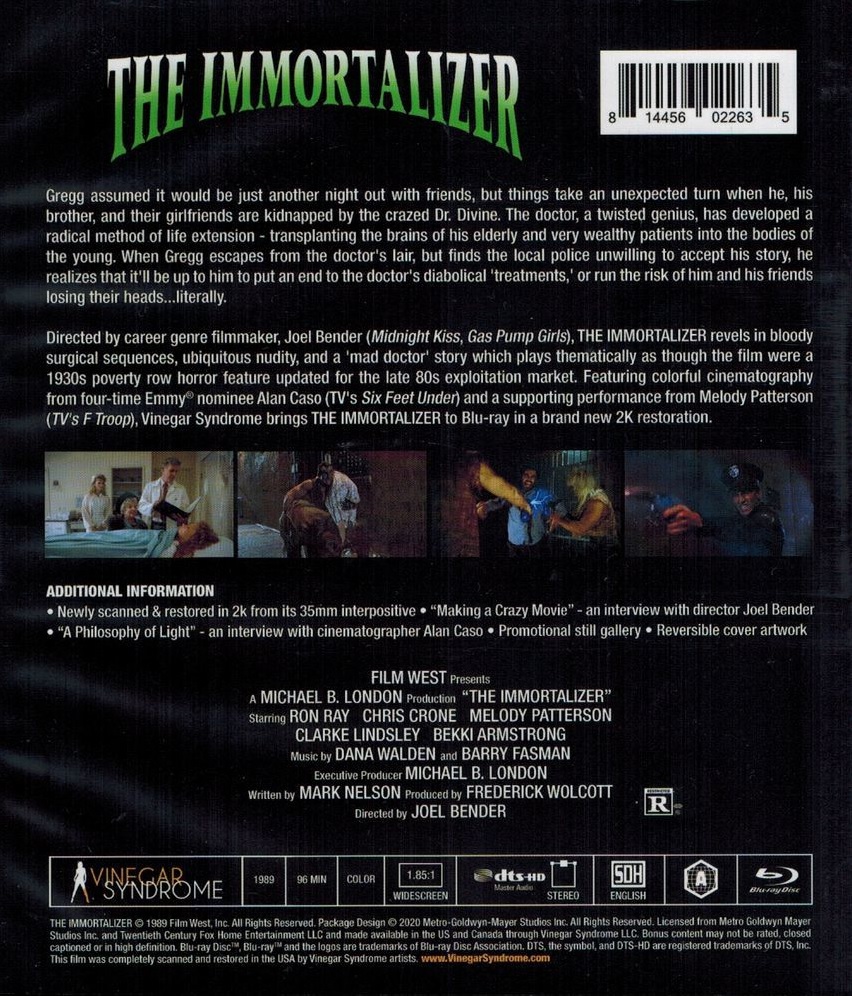 The Immortalizer (ej svensk text) (Blu-ray) - 2