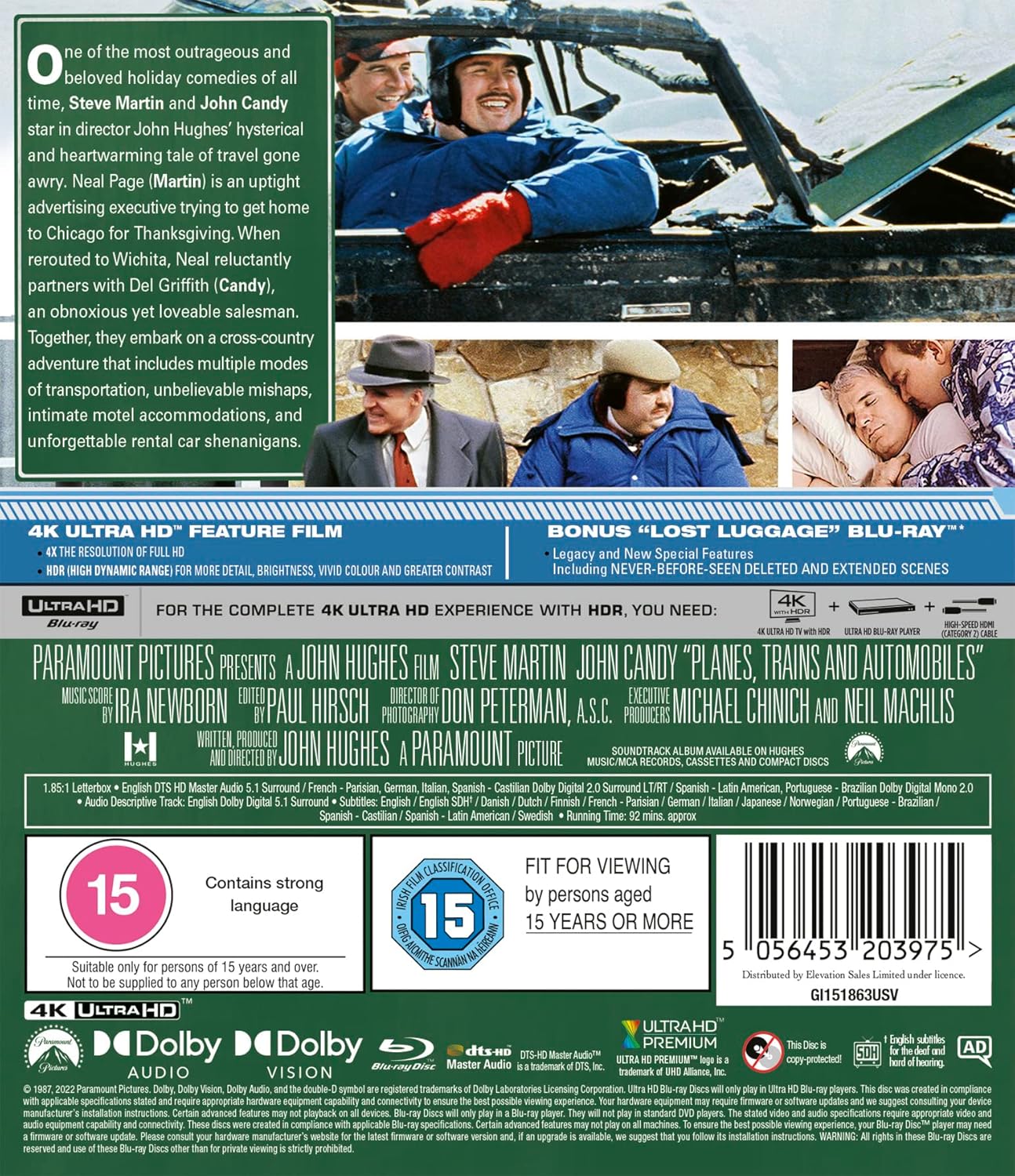 Planes, Trains And Automobiles (4K Ultra HD) - 2