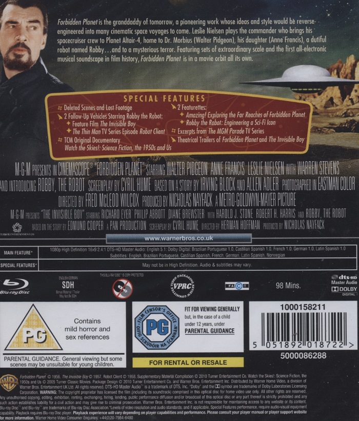 Forbidden Planet (ej svensk text) (Blu-ray) - 2