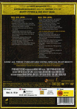 Monty Python And the Holy Grail - Extraordinary Deluxe Edition (2-disc) - 2