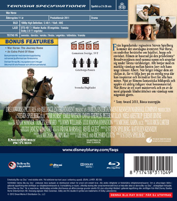 War Horse (Blu-ray) (Begagnad) - 2