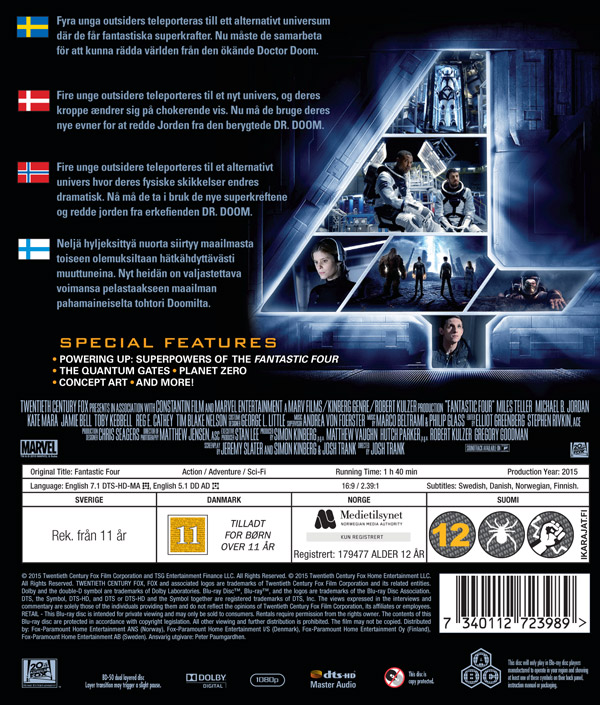Fantastic Four (2015) (Blu-ray) - 2