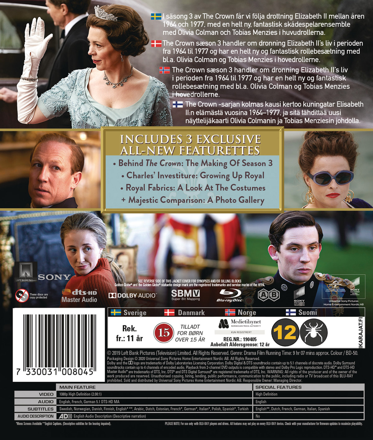 Crown - Säsong 3 (Blu-ray) - 2
