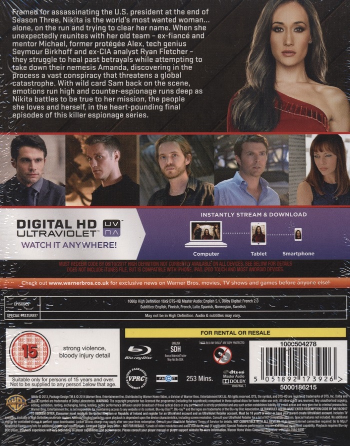 Nikita - Säsong 4 (Blu-ray) - 2