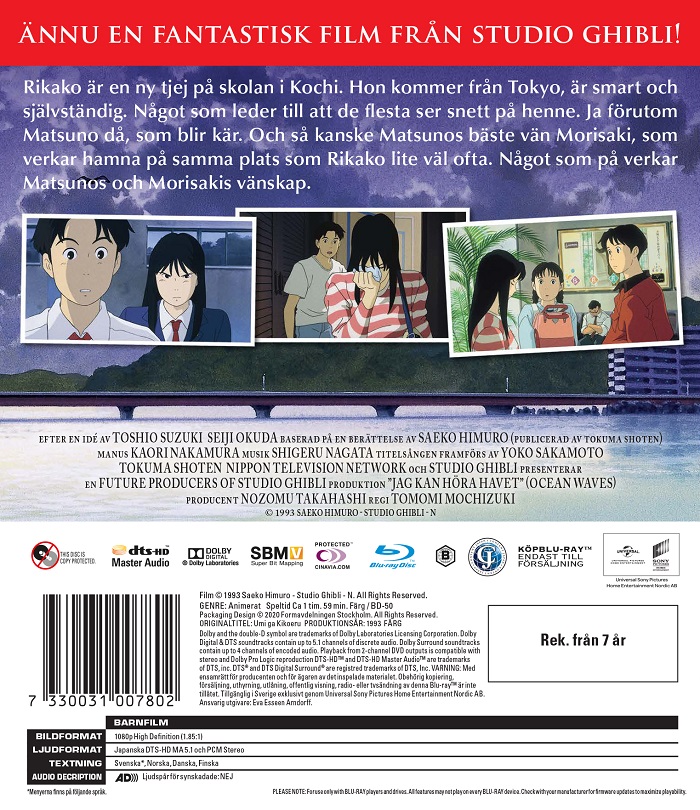 Jag Kan Höra Havet - Ocean Waves (Blu-ray) - 2