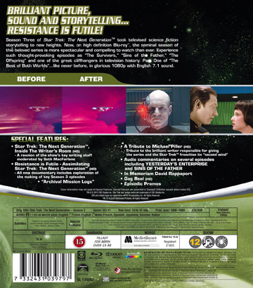 Star Trek: The Next Generation - Säsong 3 (Blu-ray) - 2