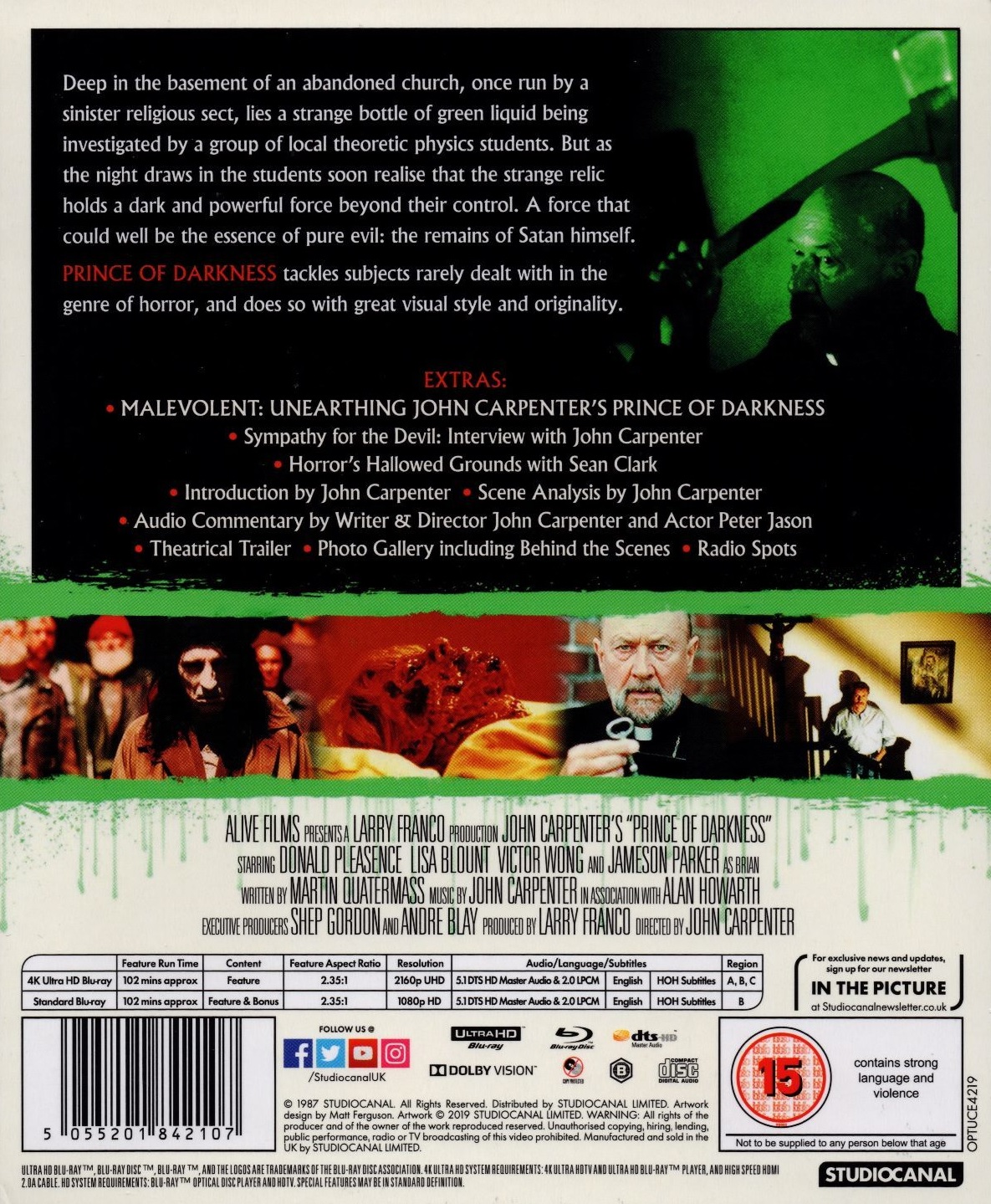 Prince of Darkness (ej svensk text) (Limited Edition) (4K Ultra HD + Blu-ray) - 2
